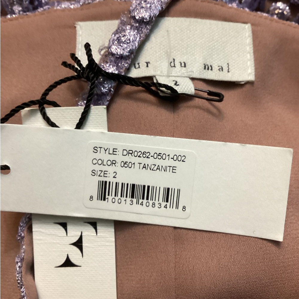 Fleur du Mal Purple Mini Dress - Picture 8 of 9